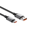 Rocoren Kabel USB do USB-C Rocoren Retro Series, 100W, 1m (szary)