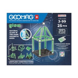 Geomag Klocki magnetyczne Glow Recycled 25 elementów GEOMAG GEO-328