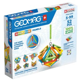 Geomag Klocki magnetyczne Supercolor Panel Recycled 52 elementy GEOMAG GEO-378