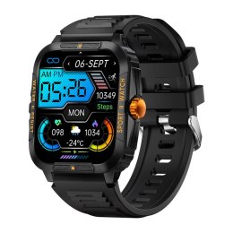 Colmi Smartwatch Colmi P76 (czarno- pomarańczowy)