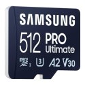 Karta pamięci Samsung microSDXC PRO Ultimate 512GB 200MB/s UHS-I/U3 (MB-MY512SA/WW)