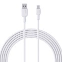 Kabel USB-A do USB-C Aukey CB-NAC2, 60W, 1.8m (biały)