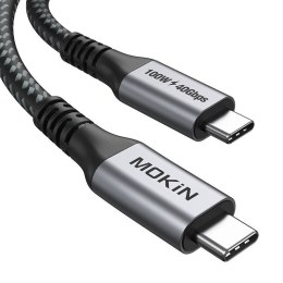 Mokin Kabel USB-C MOKiN 1.2m 100W PD USB4 40Gbps (czarny)