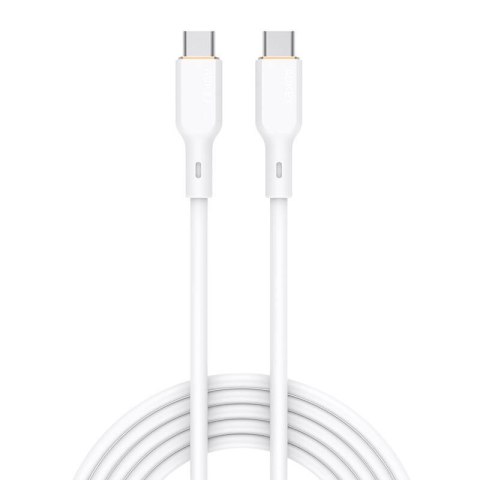 Aukey Kabel USB-C do USB-C Aukey CB-SCC102, 100W, 1.8m (biały)