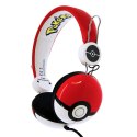 Słuchawki przewodowe dla dzieci OTL Pokemon Pokeball (czerwone)