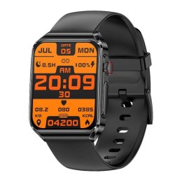 BlitzWolf Smartwatch BlitzWolf BW-HL6 (czarny silikonowy)