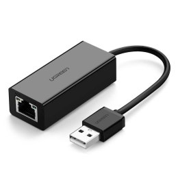 UGREEN UGREEN CR110 Adapter sieciowy USB do RJ45 (czarny)