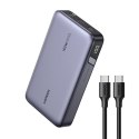 Powerbank 20000mAh Ugreen PB720, USB + 2x USB-C, 100W PD (szary)