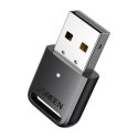 UGREEN Adapter / odbiornik USB Bluetooth 5.3 Ugreen CM591, LED, zasięg 20m (czarny)