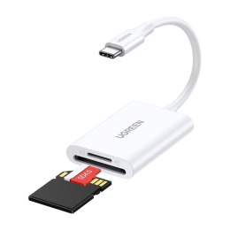 UGREEN Czytnik kart USB-C 2w1 Ugreen CM265 (biały)