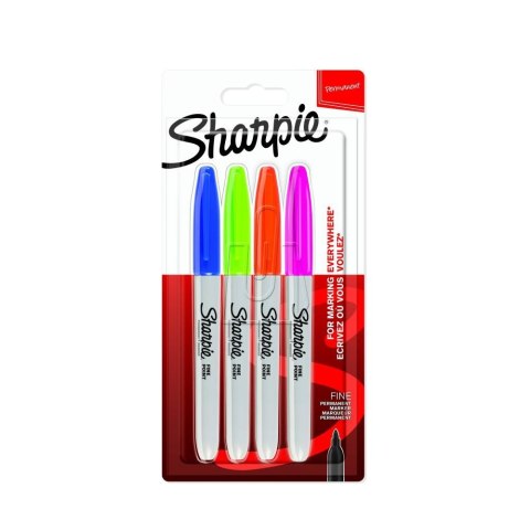 UN MARKERY SHARPIE FINE POINT ZESTAW 4 KOLORY