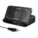 BlitzWolf Ładowarka sieciowa Blitzwolf BW-S27 160W, 2xUSB-A, 4xUSB-C, 15W ładowarka bezprzewodowa (czarna)