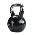 HMS Kettlebell żeliwny uchwyt chrom radełkowany HMS KTC16 BLACK