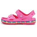 Crocs Sandały Crocs Fun Lab Rainbow Sandal Jr 206795-669