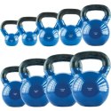 HMS Kettlebell żeliwny pokryty winylem HMS KNV08 BLUE