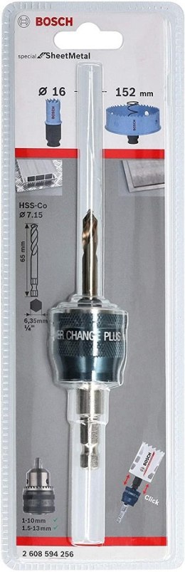 BOSCH ADAPTER DO OTWORNIC PC 8.7MM + PILOT HSS-G 7.15*65MM