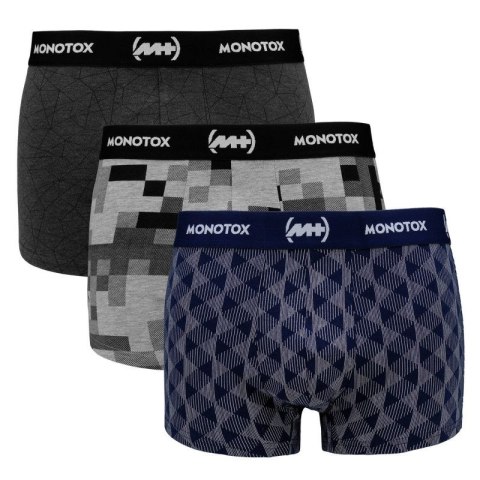 Monotox Bokserki Monotox Basics Boxer Brief 3-pak M MX21066