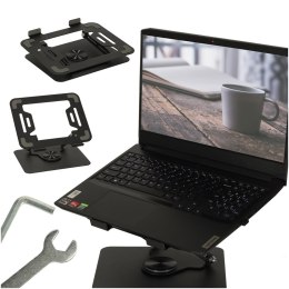 Kik sp. z o.o. sp. k. Podstawka pod laptopa regulowana 360° stolik pod laptopa ergonomiczny