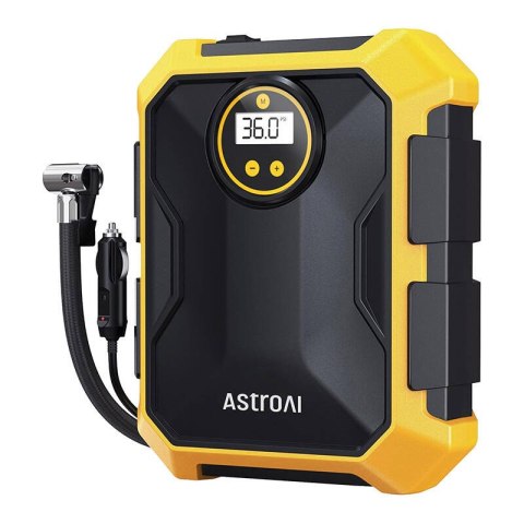 AstroAI Kompresor Powietrza AstroAI CZK-3674 12V DC 100PSI (Żółty)