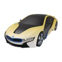 RASTAR Samochód zdalnie sterowany RASTAR R/C 1:24 BMW i8- wrażliwy na promieniowanie UV (biało-żółty)