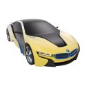 RASTAR Samochód zdalnie sterowany RASTAR R/C 1:24 BMW i8- wrażliwy na promieniowanie UV (biało-żółty)