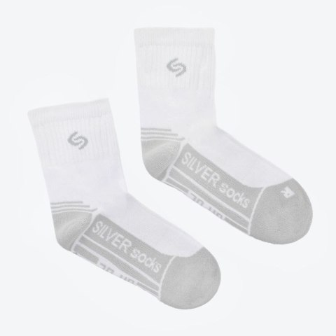 Inmove Skarpety Inmove Athletic D.Silver M INMOVEATHLETICD.SILVER White/Grey