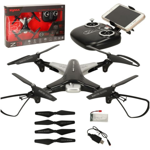 Kik sp. z o.o. sp. k. Dron RC SYMA Z3 kamera HD 2,4GHz czarny