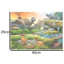 Castor Drukarnia i Wydawnictwo Puzzle układanka 100 elementów Świat Dinozaurów 6+ CASTORLAND