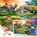 Castor Drukarnia i Wydawnictwo Puzzle układanka 100 elementów Świat Dinozaurów 6+ CASTORLAND