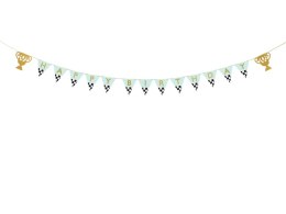 Partydeco Spółka z Ograniczoną Odpowiedzialnością Baner Happy Birthday Puchary 2,5m