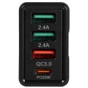 Bodex Electronics Spółka z o.o. Ładowarka sieciowa wtyczka USB 3.0+PD32W szybkie ładowanie