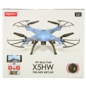 Kik sp. z o.o. sp. k. Dron RC Syma X5HW kamera FPV WiFi 2,4GHz niebieski