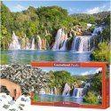 Castor Drukarnia i Wydawnictwo Puzzle układanka 4000 elementów Wodospady Krka Chorwacja 139 x 68 cm CASTORLAND