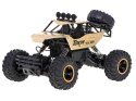 Kik sp. z o.o. sp. k. Samochód zdalnie sterowany na pilota RC Rock Crawler 1:12 4WD METAL złoty