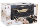 Kik sp. z o.o. sp. k. Samochód zdalnie sterowany na pilota RC Rock Crawler 1:12 4WD METAL złoty