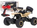 Kik sp. z o.o. sp. k. Samochód zdalnie sterowany na pilota RC Rock Crawler 1:12 4WD METAL złoty