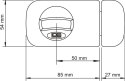 LOB ZAMEK NAWIERZCHNIOWY 3 KLUCZE TB51 50MM BIAŁY