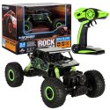 Kik sp. z o.o. sp. k. Samochód zdalnie sterowany na pilota RC Rock Crawler HB 2,4GHz 1:18 zielony