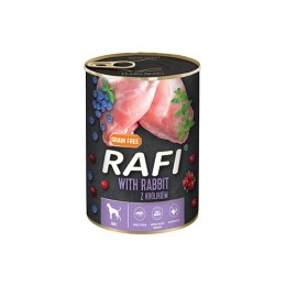 Rafi Rafi z królikiem, borówką i żurawiną 24 x 400 g