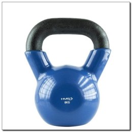 HMS Kettlebell żeliwny pokryty winylem HMS KNV08 BLUE