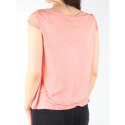 Wrangler Koszulka Wrangler Capsleeve Tee Coral Peach W W7337FDJX