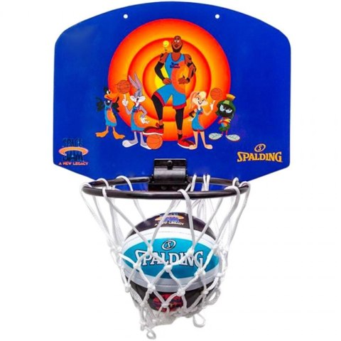 Spalding Tablica do koszykówki Mini Spalding Space Jam Tune Squad fioletowo-pomarańczowa 79005Z