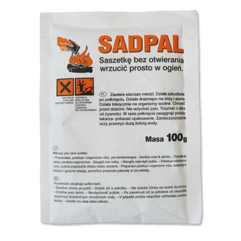 UN KATALIZATOR DO SPALANIA SADZY SADPAL 50G SASZETKA